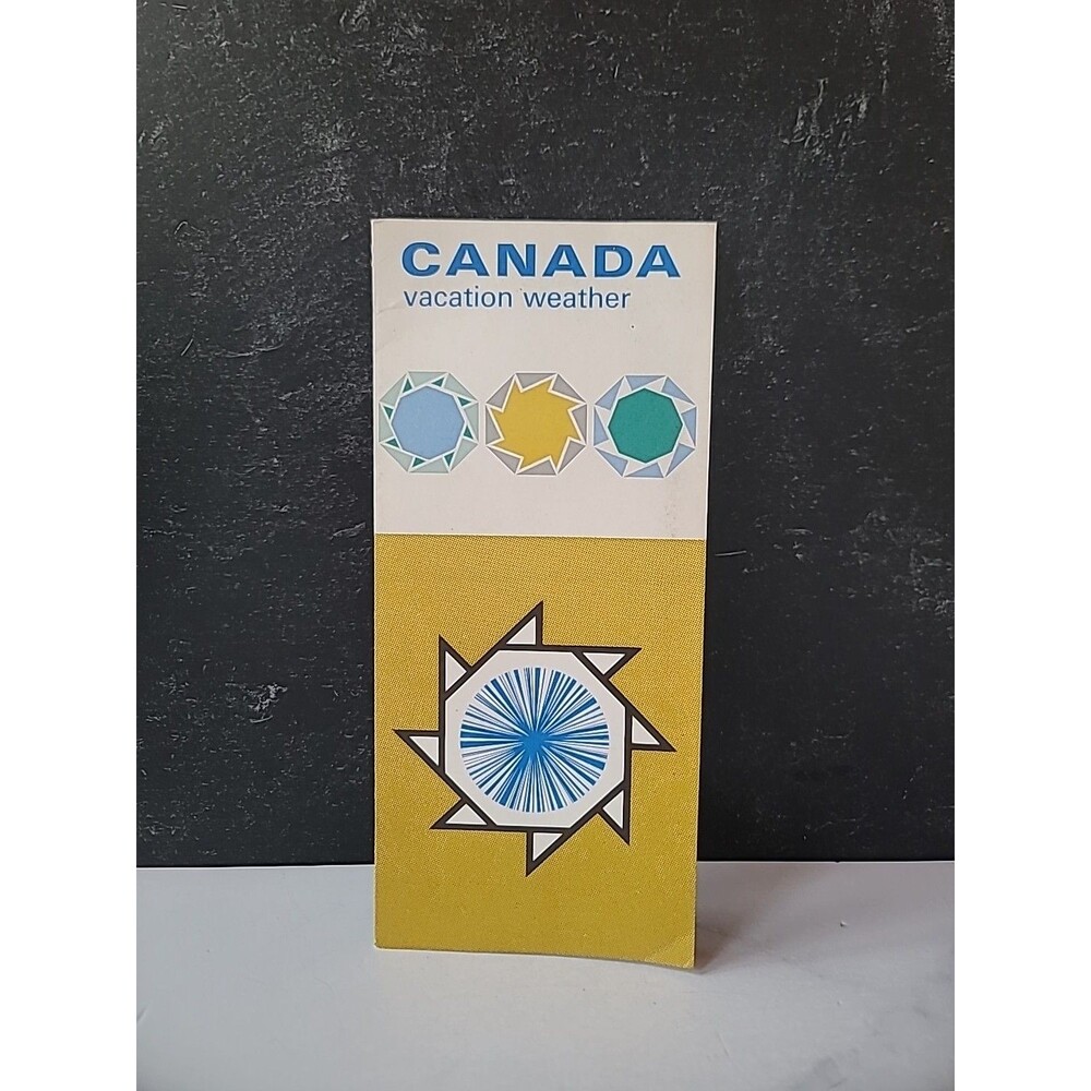 Canada Vacation Weather Brochure Vintage
